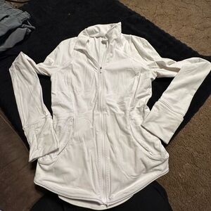 Lulu white define jacket. Size 4